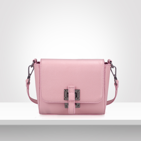 Leather Pink Shoulder bag